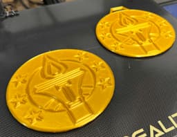 Scooby’s All-Star Laff-A-Lympics Gold Medal Coaster 3d model