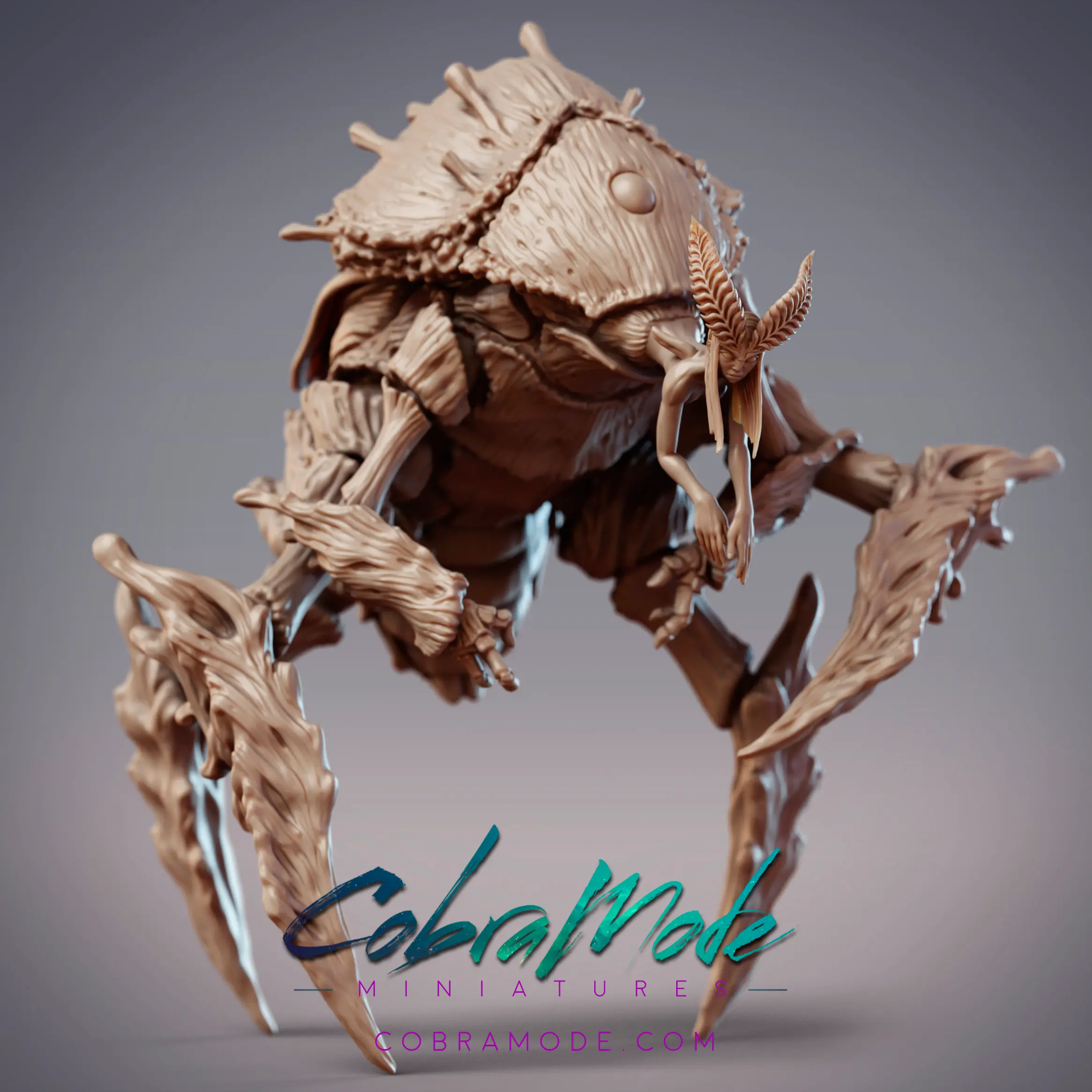 Insectfolk Monster - Dysphania, Fidelium Monstrosity (Pre-supported) 3d model