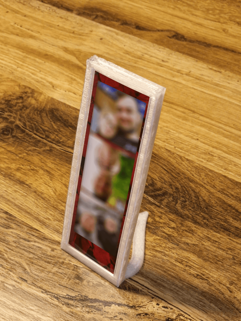 Picture frame for photo strip 3d model