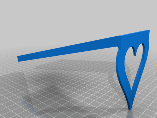 Picture frame for photo strip 3d model