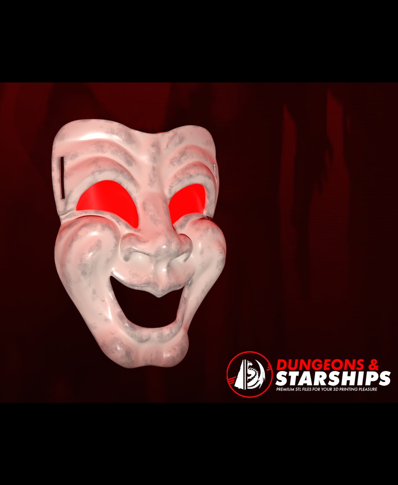 Comedy & Tragedy 3d model
