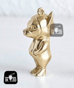 Street Dogz - Chihuahua Keychain 3d model