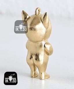 Street Dogz - Chihuahua Keychain 3d model