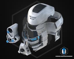 Bionicle Spartan Mashup - Kopaka Helmet - 3D Print Files 3d model