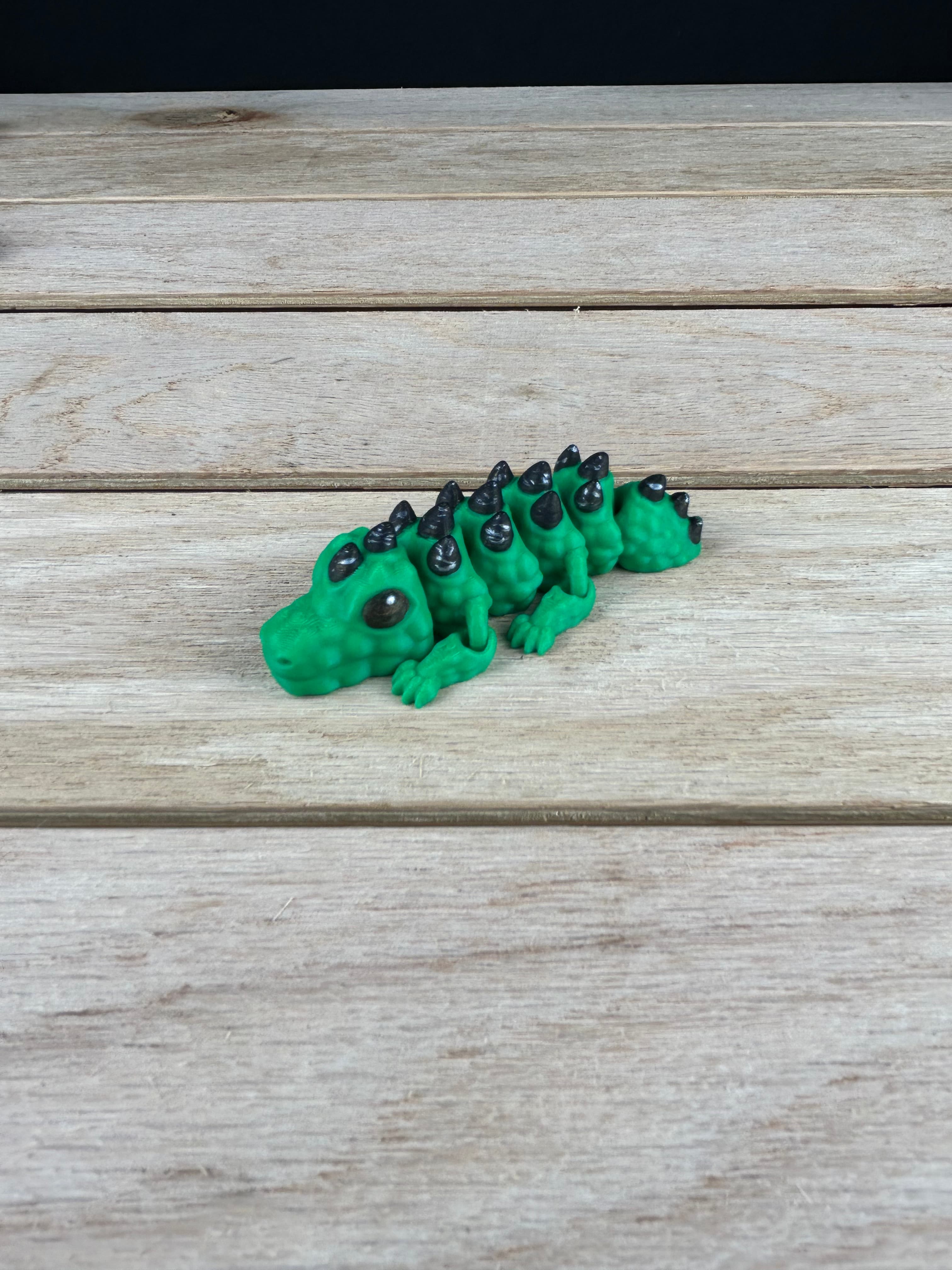 Gator Dragon Fidget 3d model