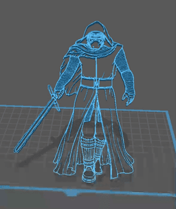 Silhouette Kylo Ren - Star Wars 3d model