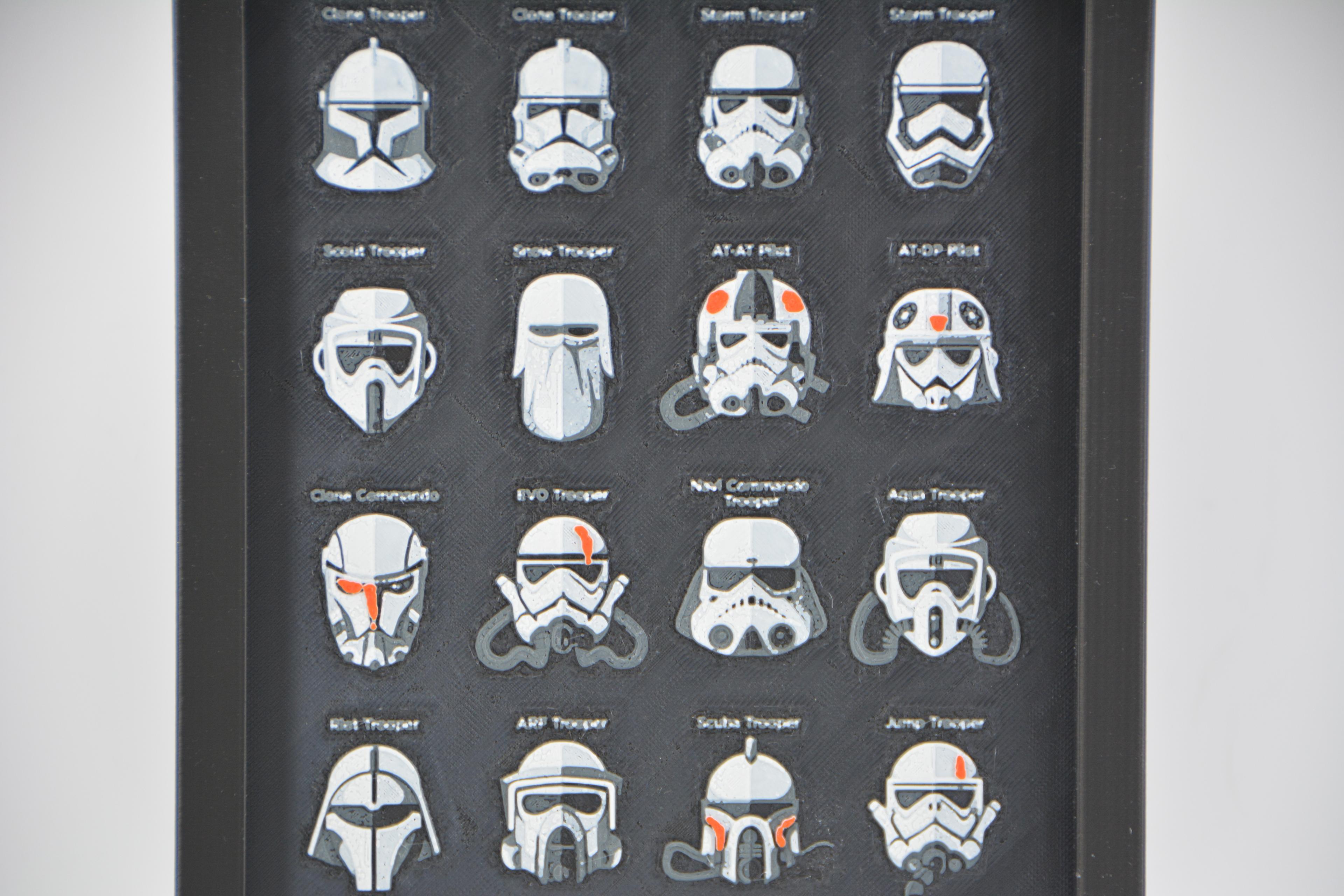 Star Wars Trooper Helmets 3d model