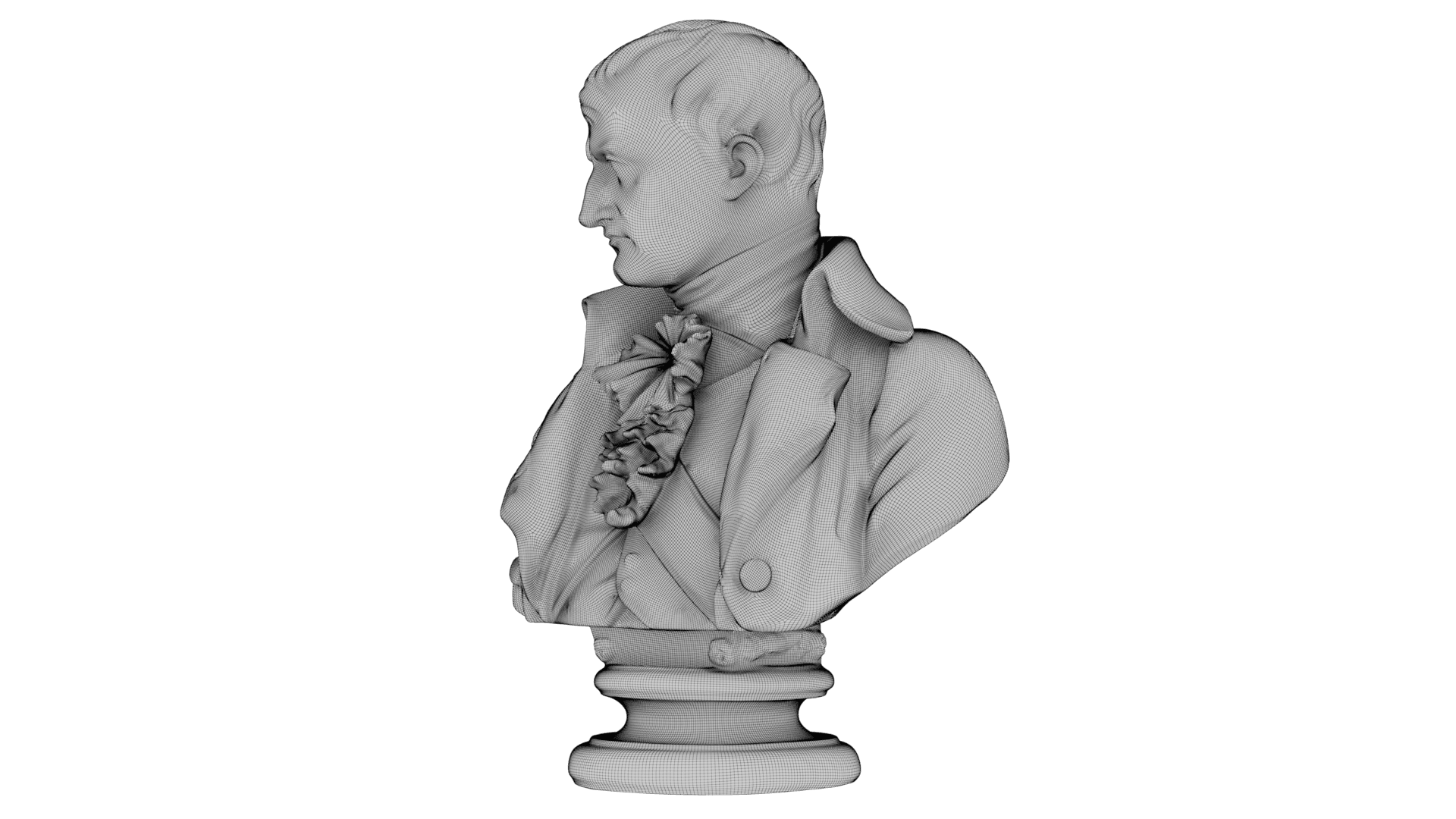 Bust of Napoleon Bonaparte 3d model