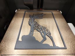 Deer wall art 3d model