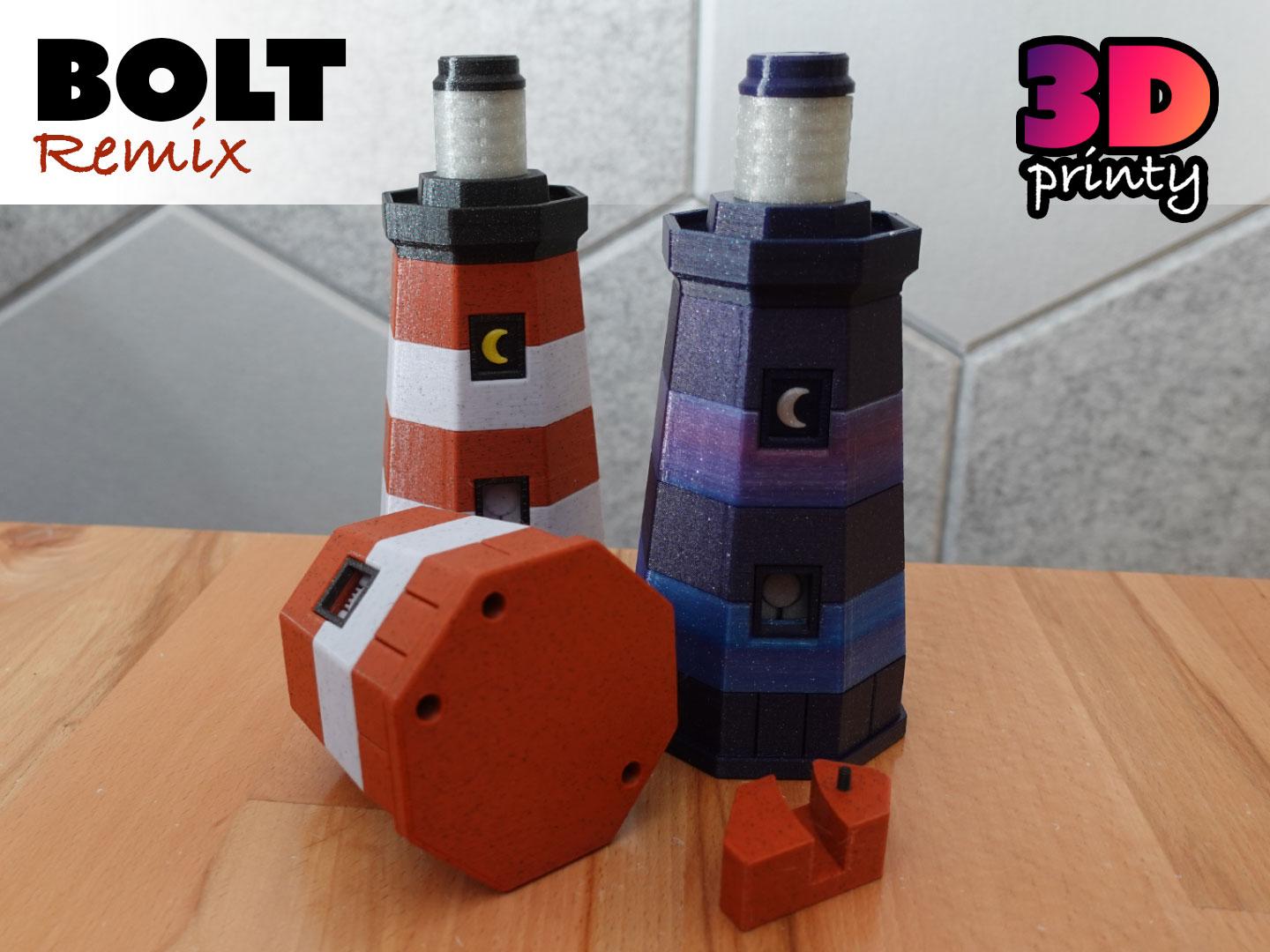 Lunar Lighthouse Puzzle Box (Bolt Version) 3d model