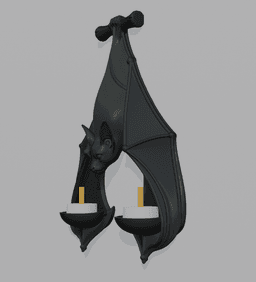 Hanging Bat TeaLight Sconce - Wall Hangable 3d model