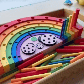 Colorful Rainbow For Kids 3d model
