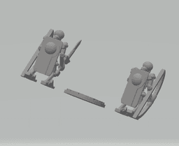 FHW Skellybot Archer Captain 3d model
