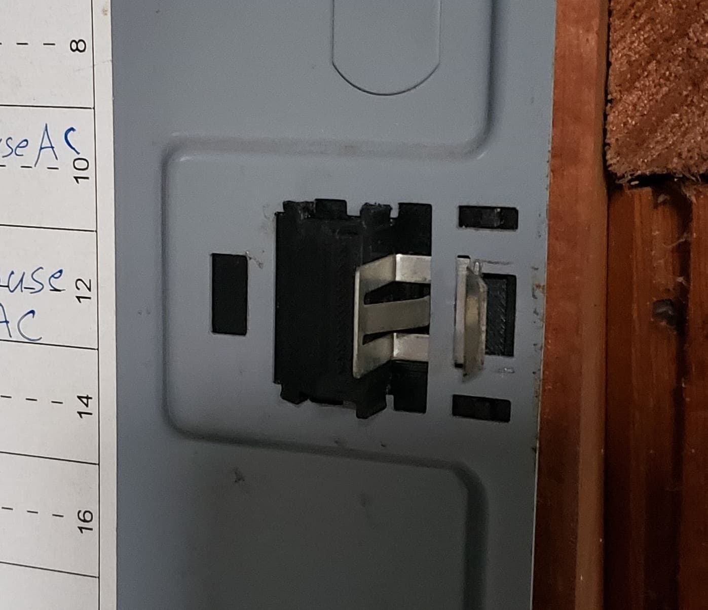 SquareD Circuit Breaker Panel door latch 3d model