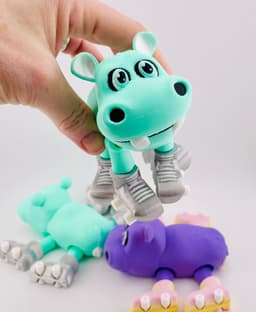 Hippo Roller Skate Flexi 3d model