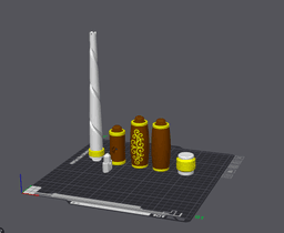 Rubber Band Wand (Unique Horn) 3d model