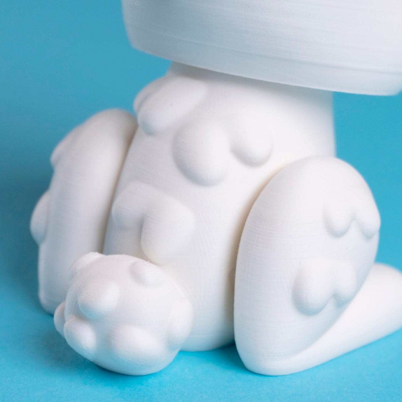Blob Bunny - Articulated Flexi Art Toy 3d model