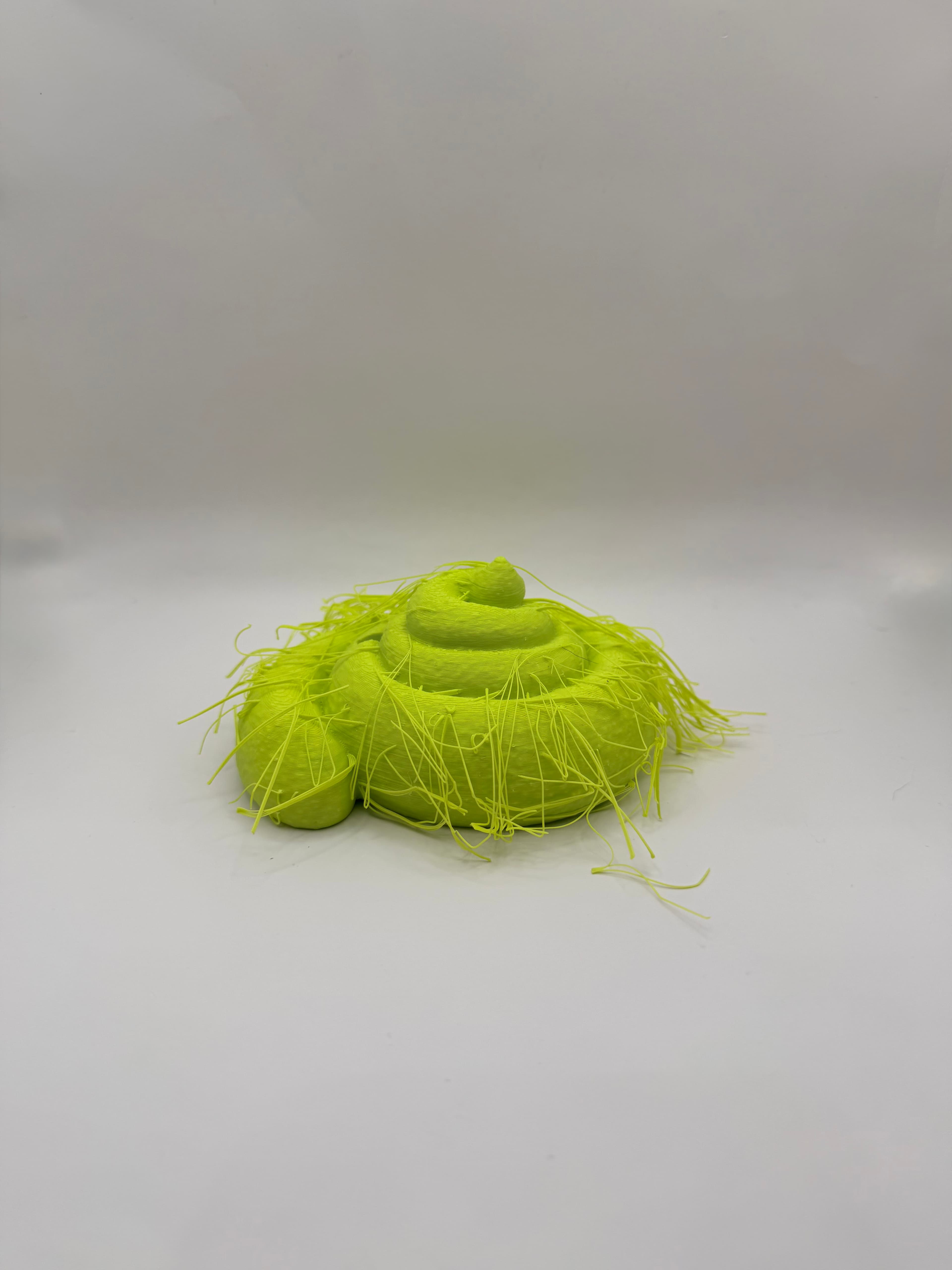 Printed with Numakers Matte Lime Green. This print was a little stinker to get off the build plate...