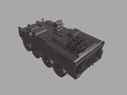 M113 STRYKER AMBULANCE 3d model