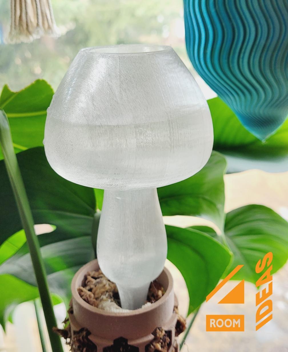 Moss Pole Watering Stake - Mushroom 3 3d model