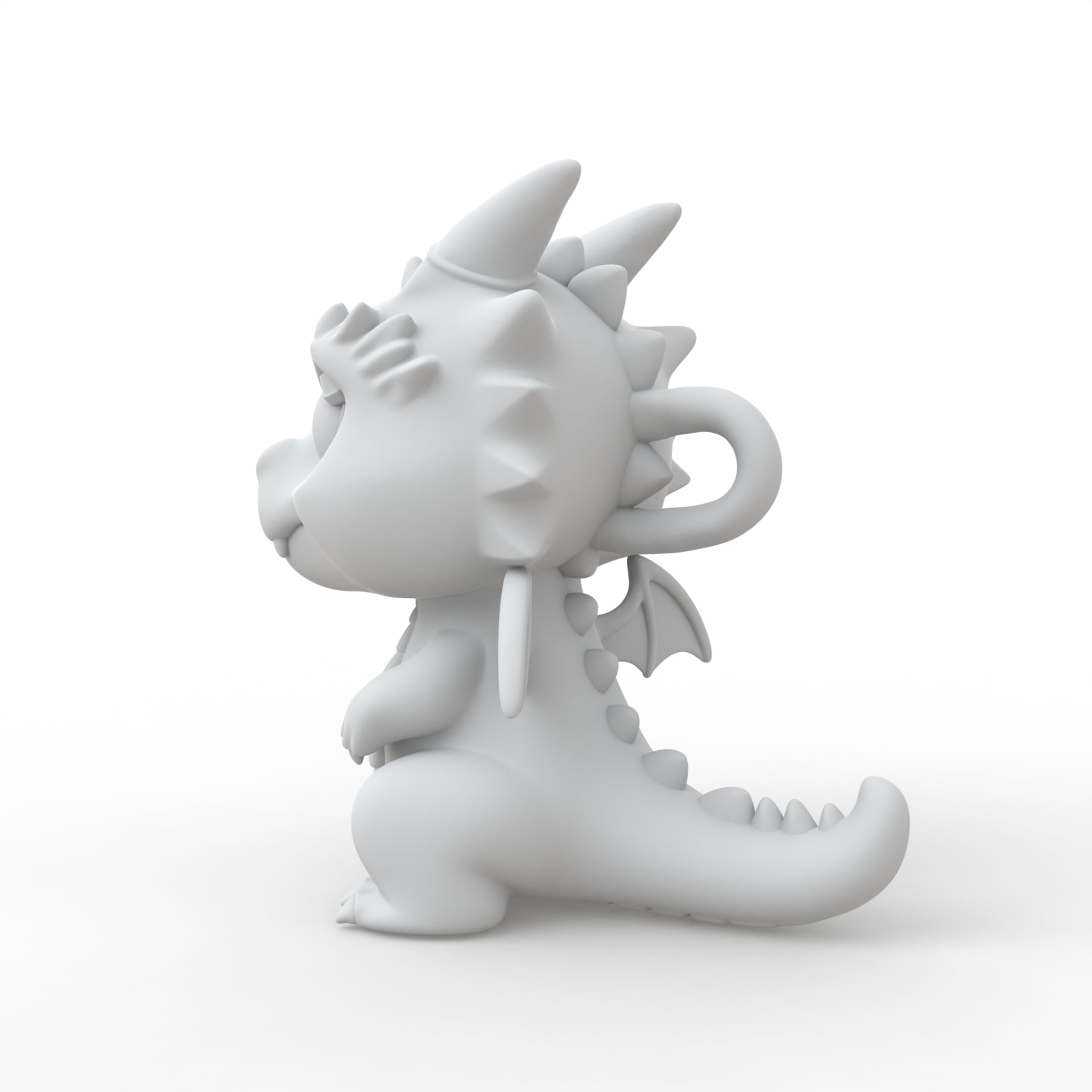 Baby Dragon 3D Model 3d model