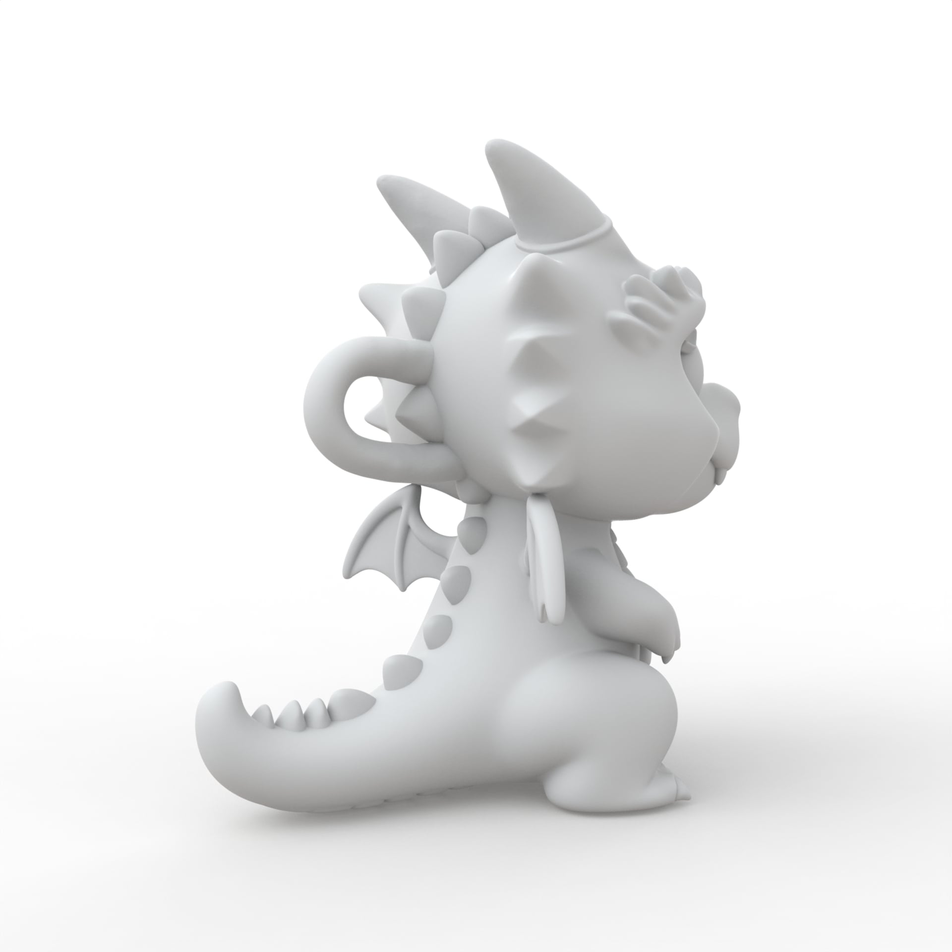 Baby Dragon 3D Model 3d model