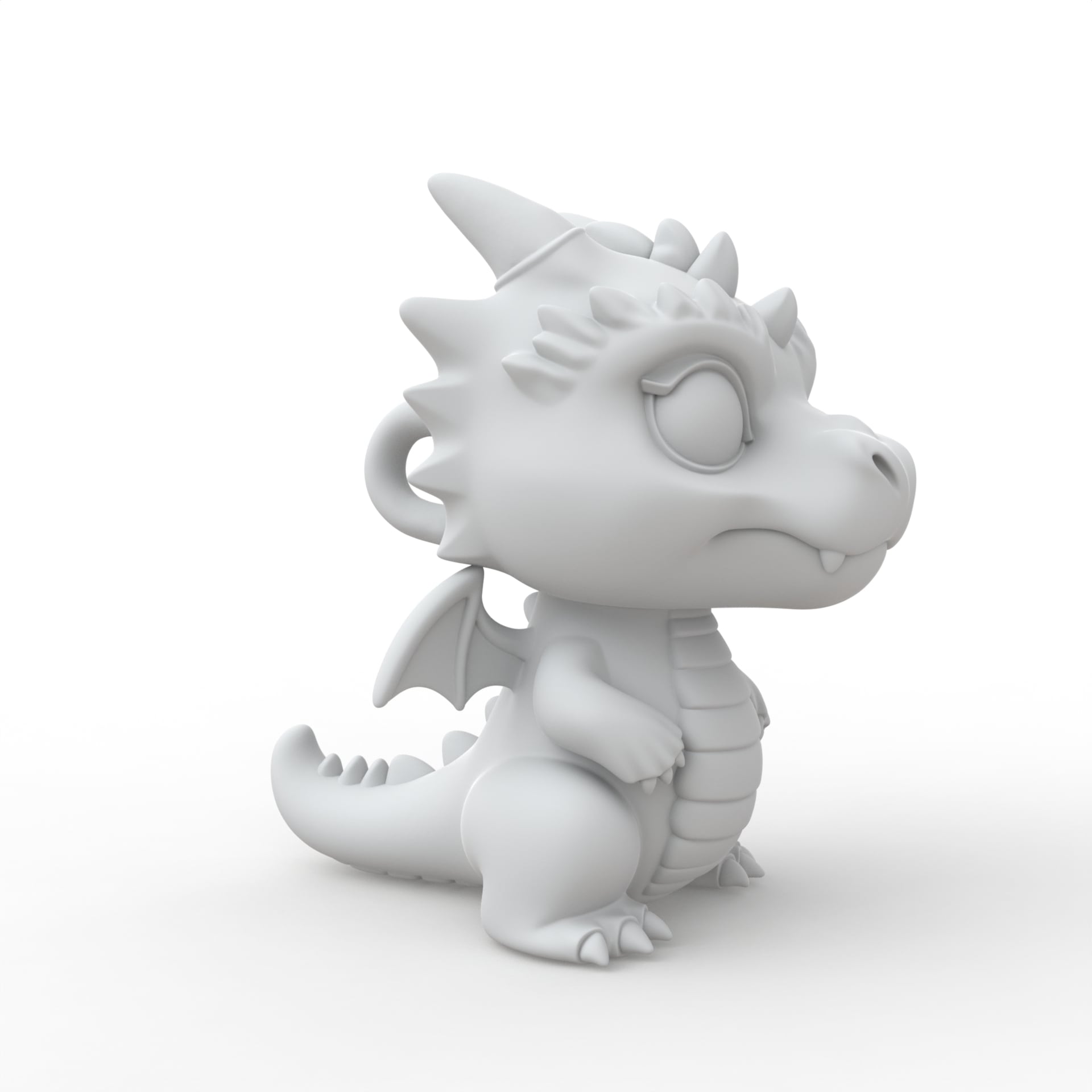 Baby Dragon 3D Model 3d model