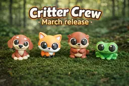 Critter Crew – March Release! 3d model