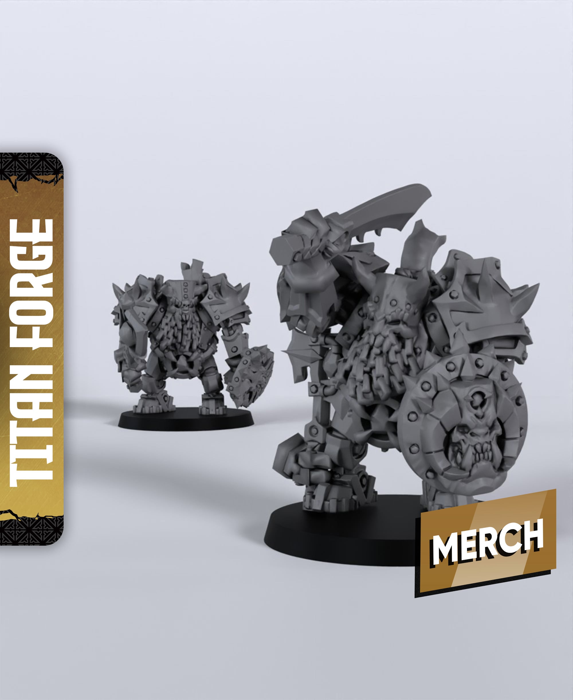 Kashan Vra Deathbots - With Free Dragon - 5e DnD Inspired for RPG and Wargamers 3d model