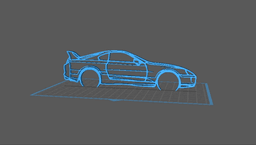 Toyota - GR86 Wall Art 3d model