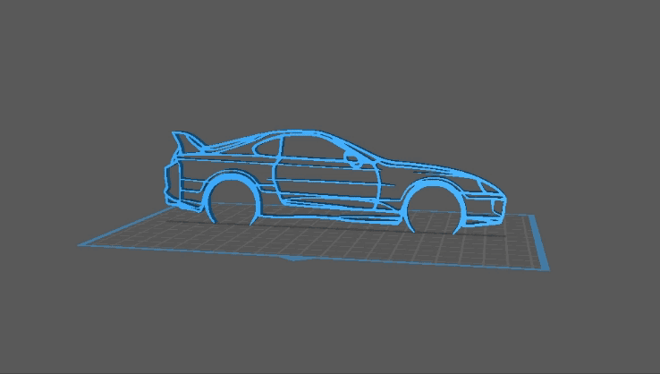 Toyota - GR86 Wall Art 3d model