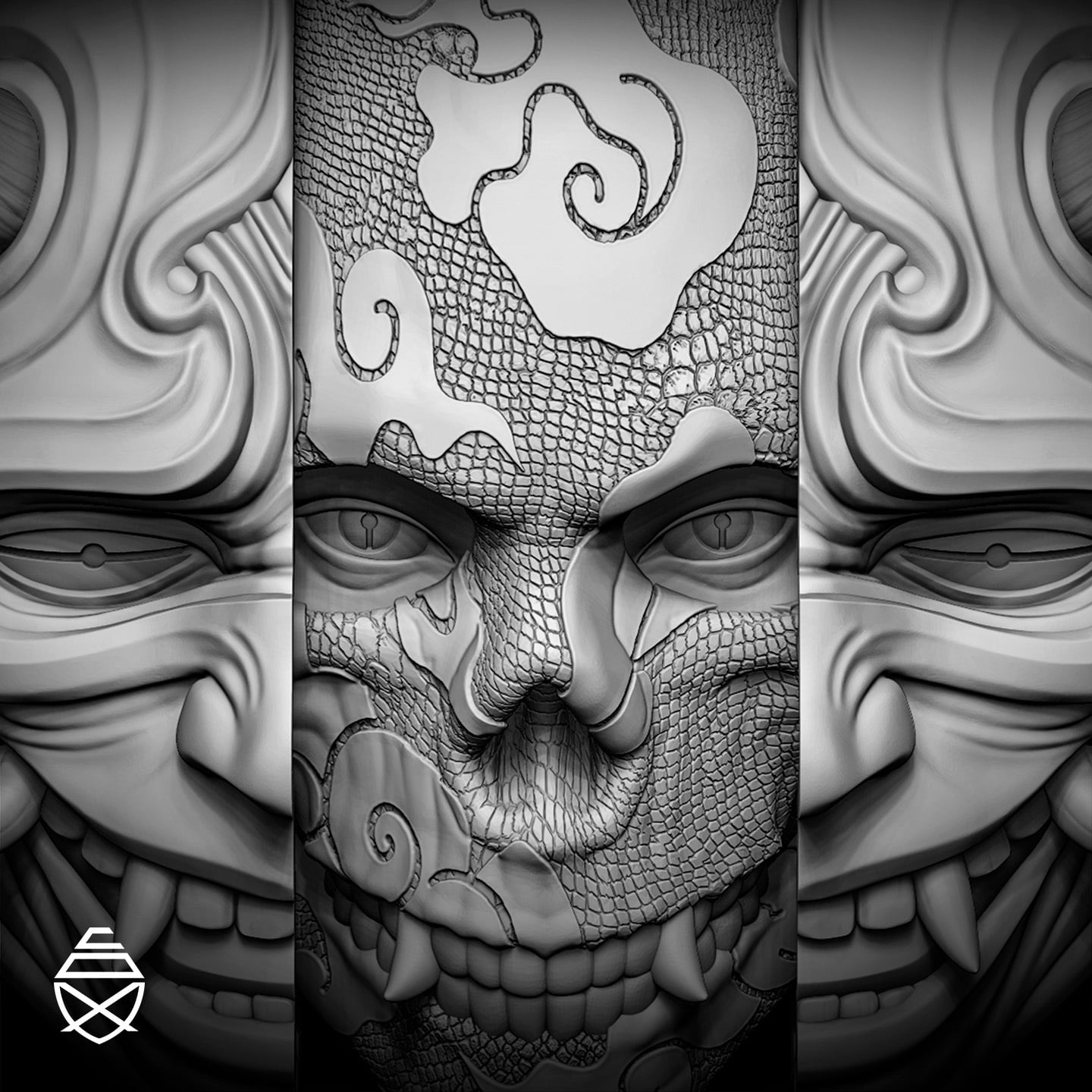 Behind Oni 3d model