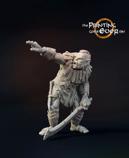 Assault Orc Warleader - On Foot 3d model