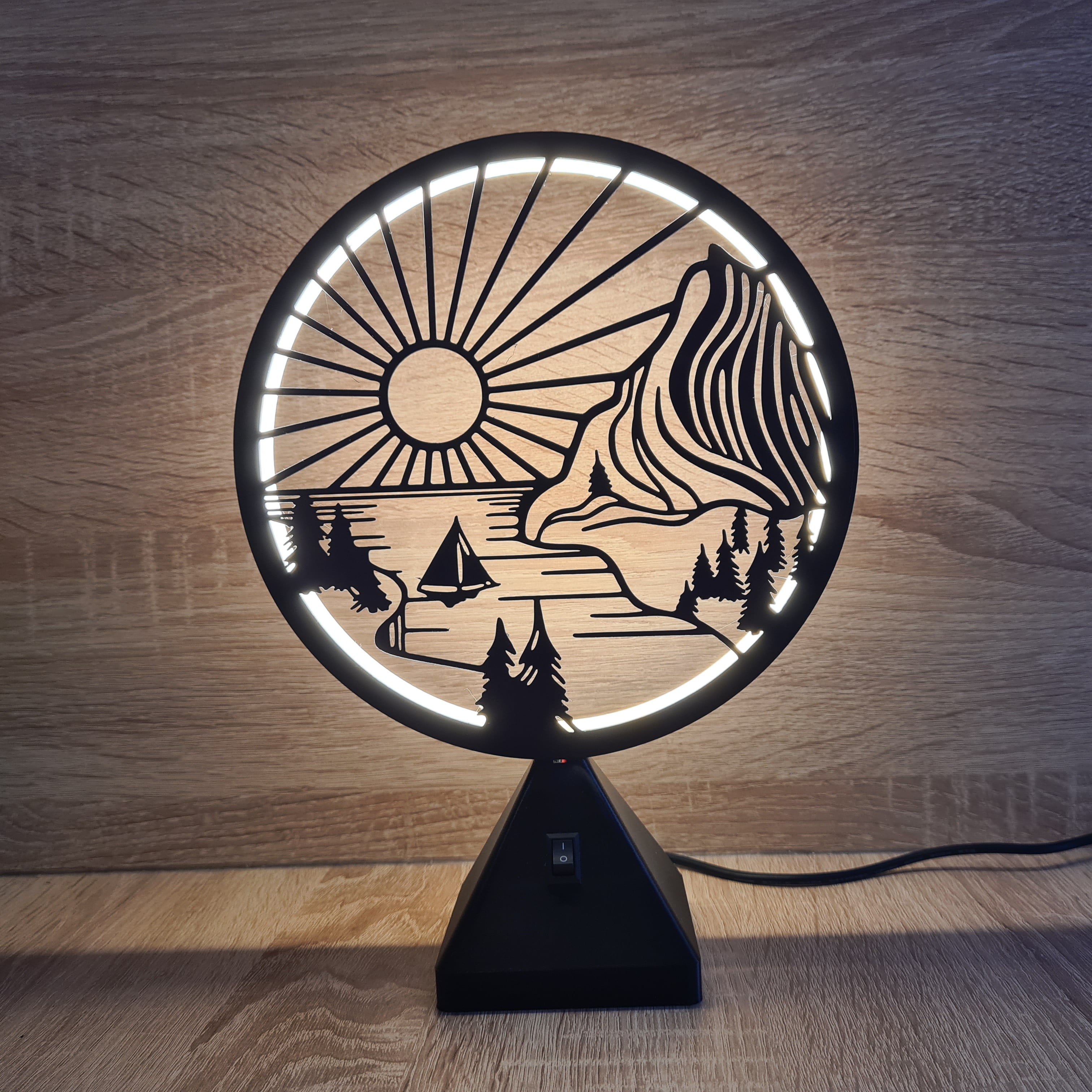 LED Ring Lamp 3d model