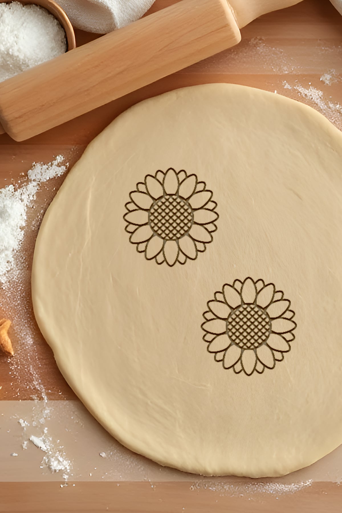 Flower Cookie Cutter, Biscuit Cutter 3d model