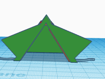 Simple Tent 3d model