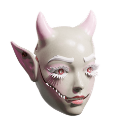 Creepy Doll Mask 3d model
