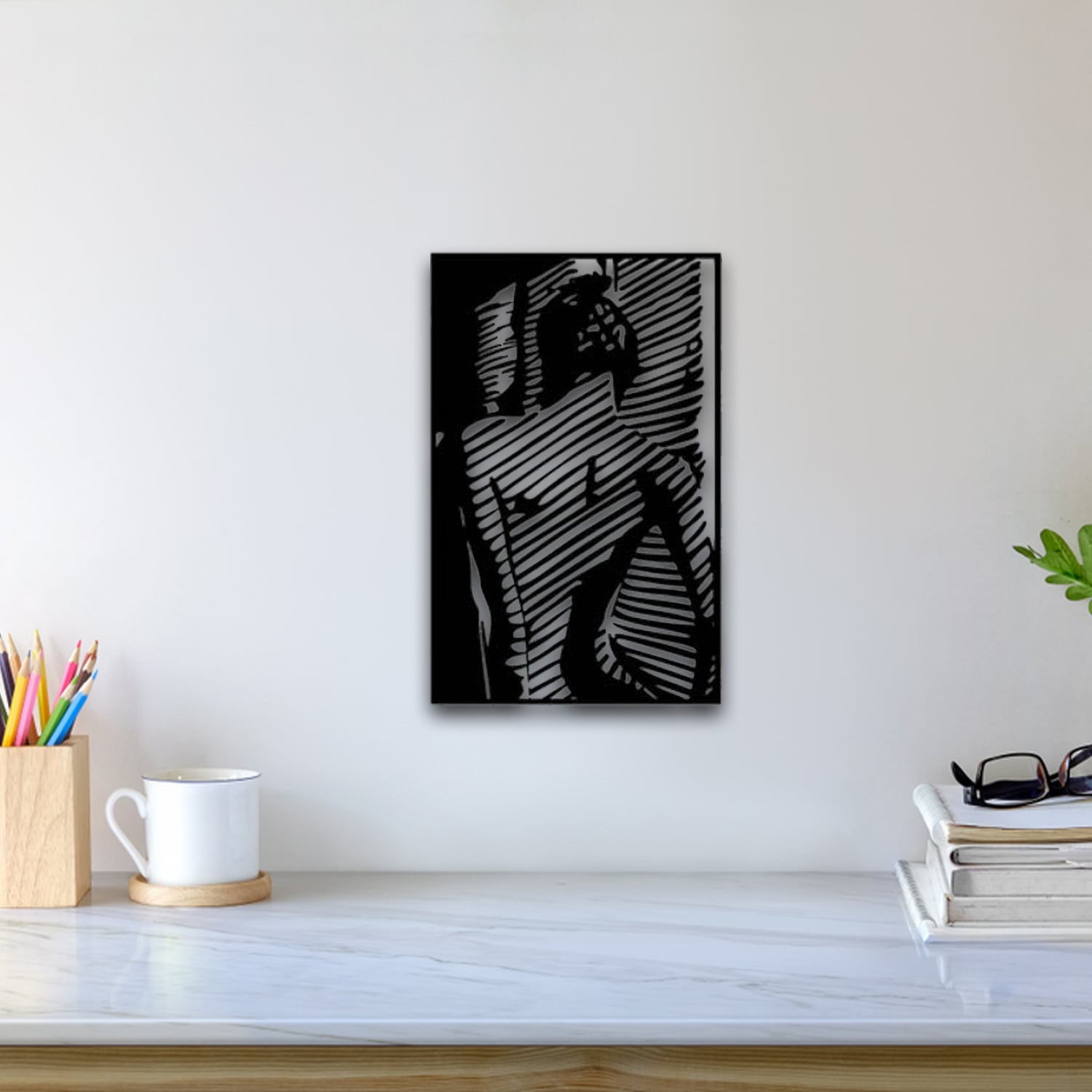 Shadow Sun Wall Art 3d model