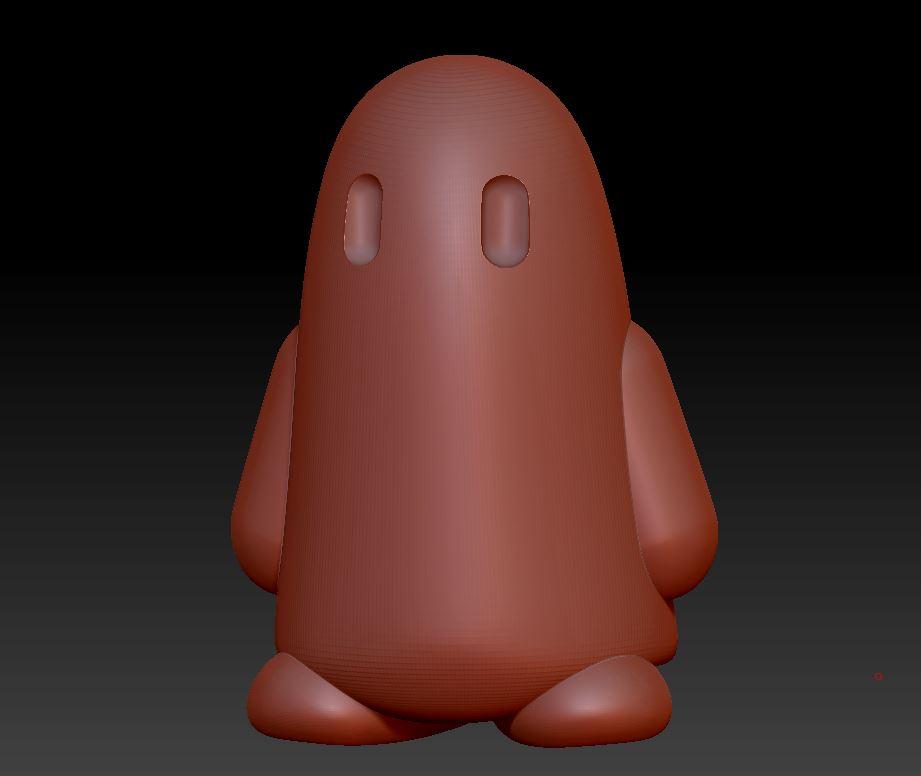 Simple Ghost w Arms.stl 3d model