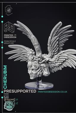 Cherubim - High Celestial - PRESUPPORTED - Heaven Hath No Fury - 32mm scale 3d model