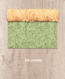 Leaves Texture Roller for Polymer Clay | Seamless & Realistic Impressions 3d model