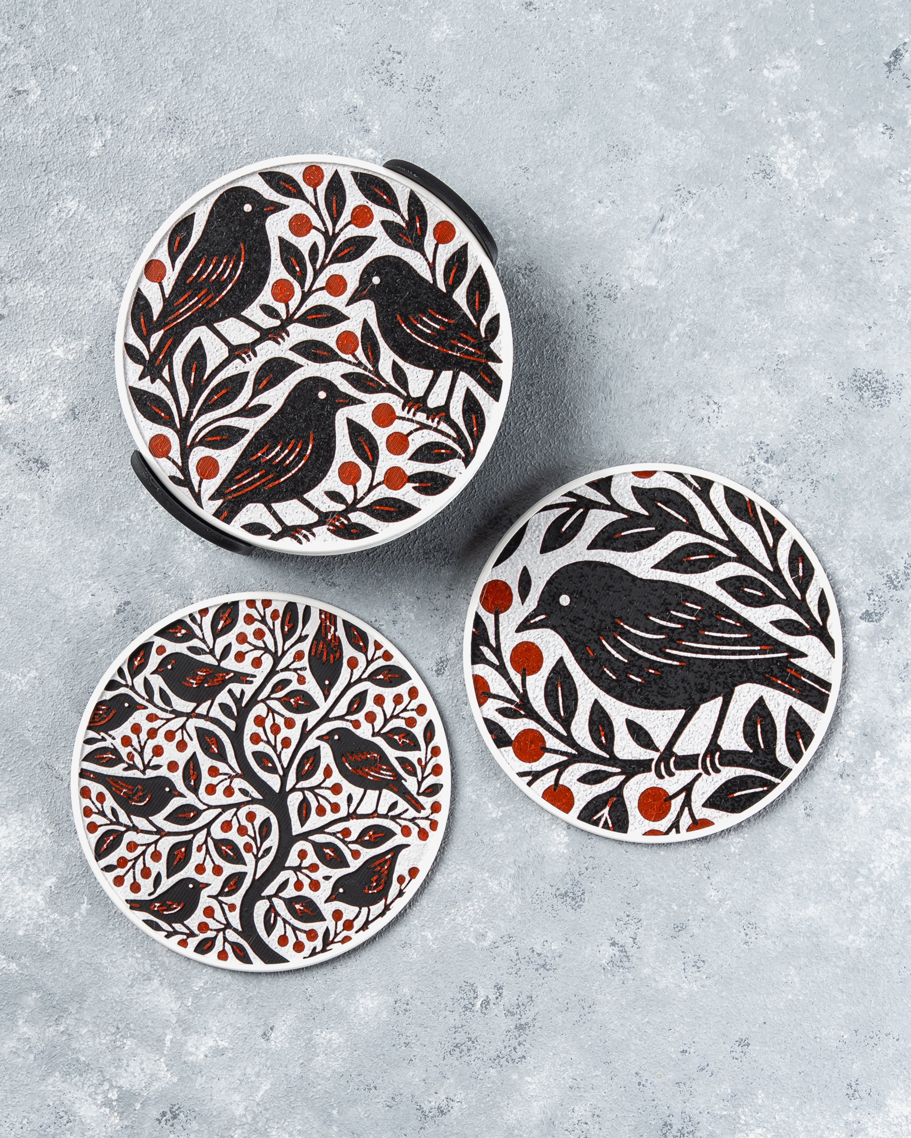 Berry Branch Coasters 3d model