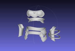 Sword Art Online Alicization Asuna Underworld Armorset 3d model