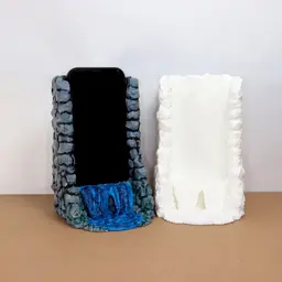 Phone holder waterfall 3d model