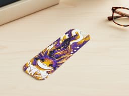 Axolotl Bookmark - Hueforge - 4 colors 3d model