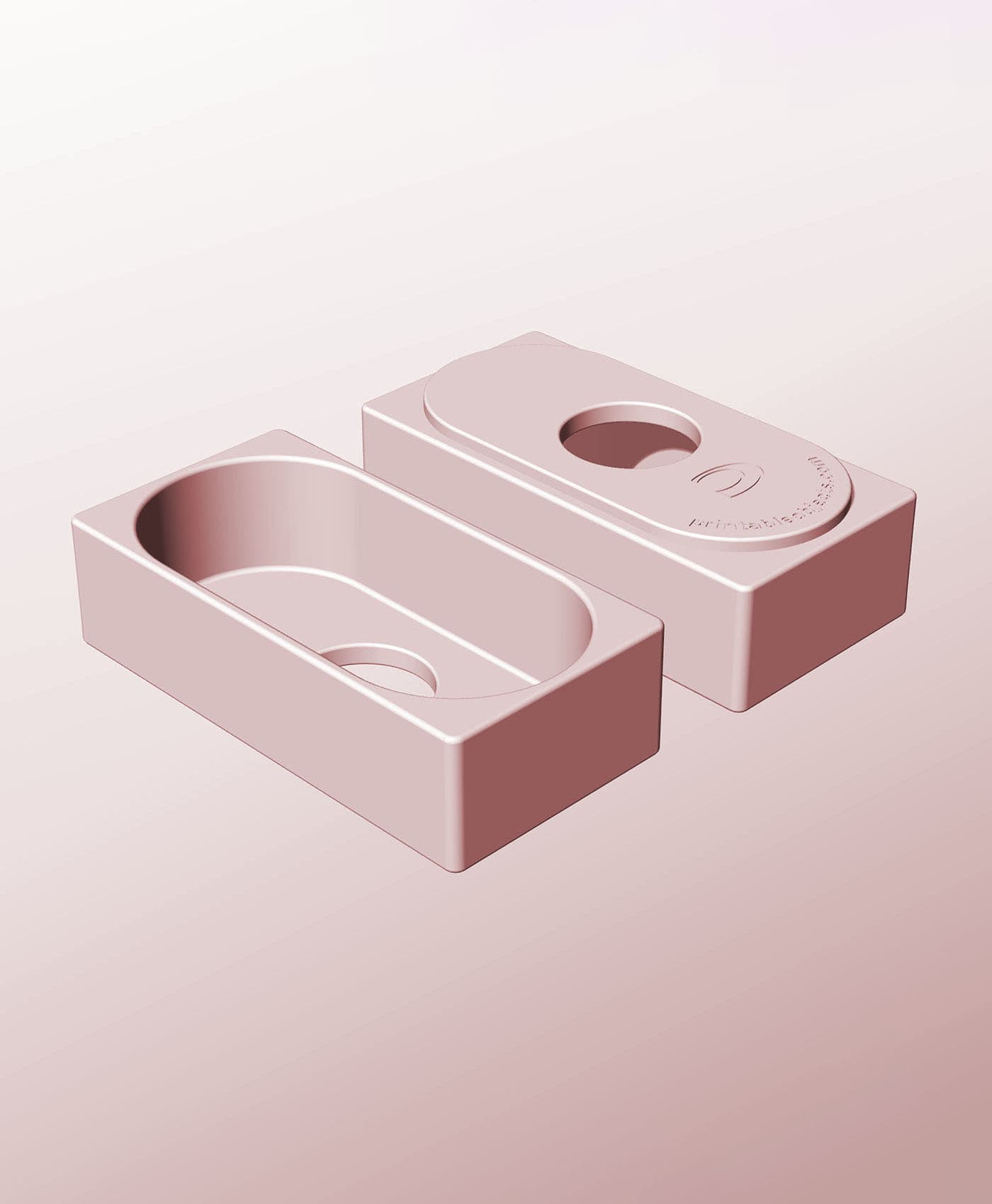 CX68-40-P Stackable pierced component box for creative makers 3d model