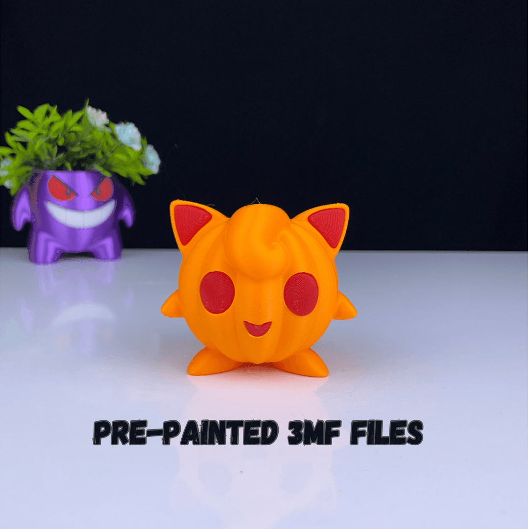 jiggly puff pumpkin 3mf 3d model