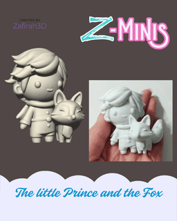 FREE Z-MINIS THE LITTLE PRINCE AND THE FOX 3d model