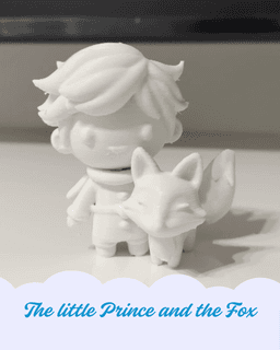 FREE Z-MINIS THE LITTLE PRINCE AND THE FOX 3d model