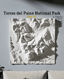 Torres del Paine National Park 3d model